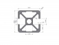 Preview: Aluminum profile 30x30 groove 2N180 8 I-type